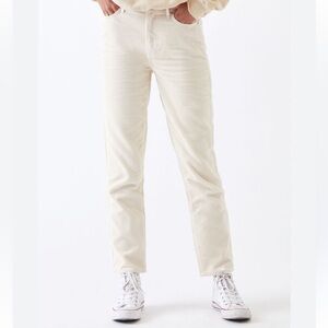 PacSun‎ Cream corduroy mom Jeans Sz 30 high rise